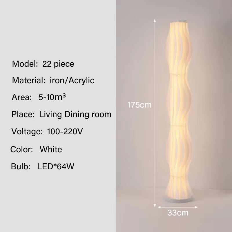 Nordic Muse – Minimalist LED Floor Lamp