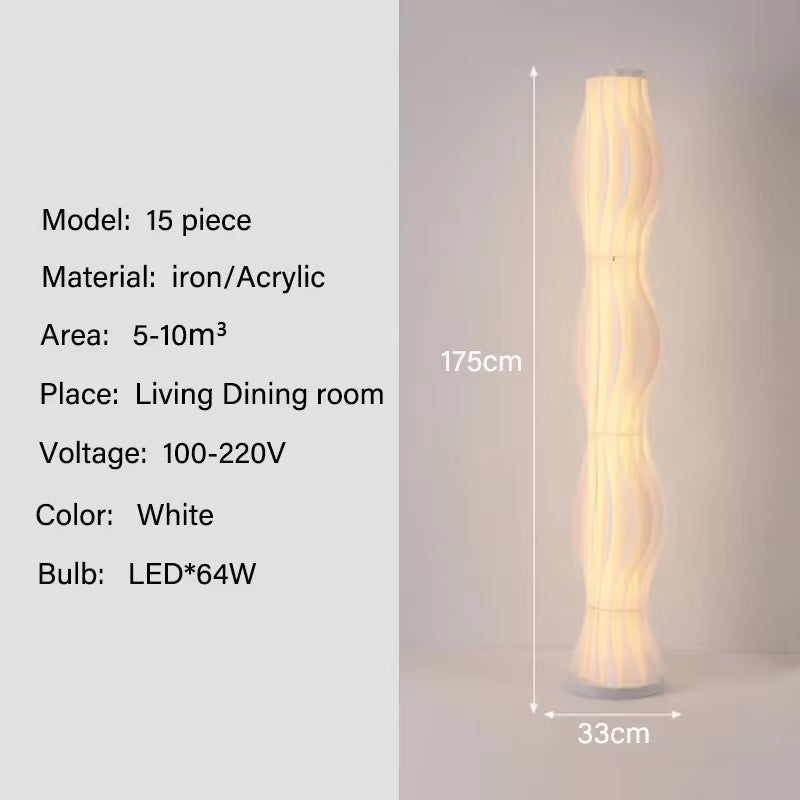 Nordic Muse – Minimalist LED Floor Lamp