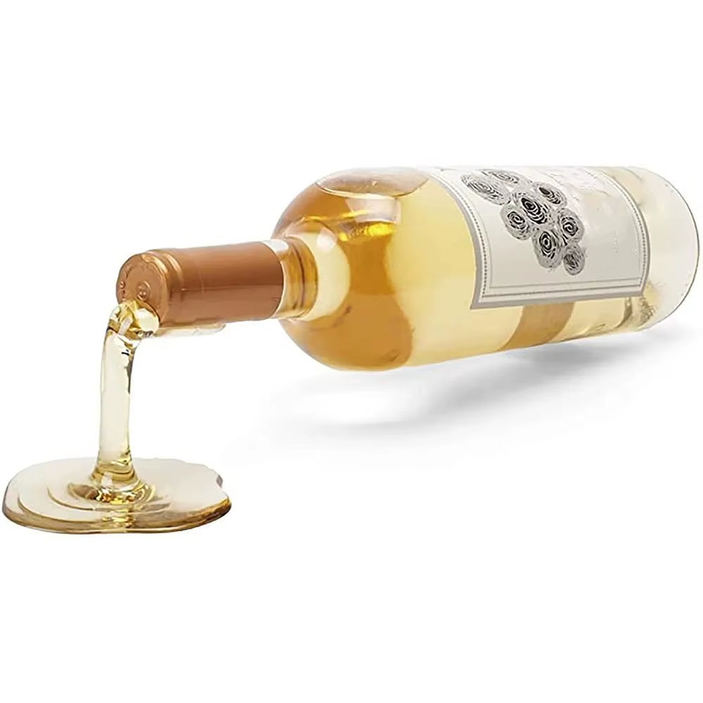 Creative Spilled Wine Bottle Holder 