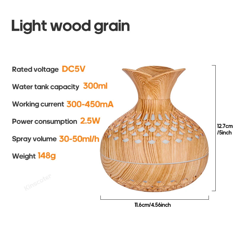 ZenMist Wood Grain Diffuser