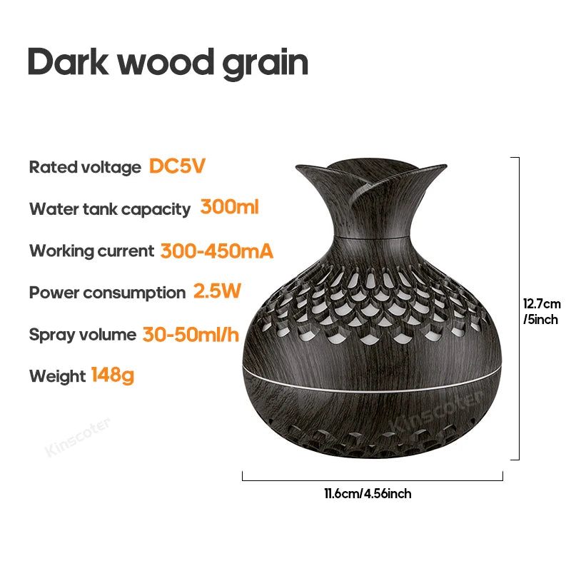 ZenMist Wood Grain Diffuser