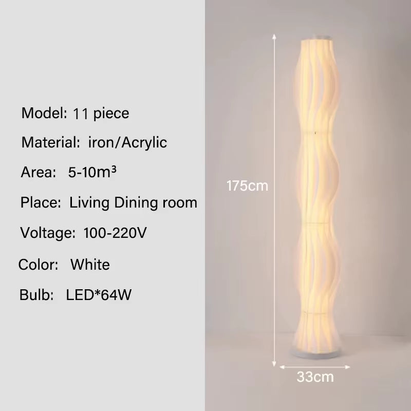 Nordic Muse – Minimalist LED Floor Lamp
